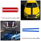 Накладка на капот автомобиля длинная полоса наклейка s Авто Виниловая пленка наклейки гоночные спортивные полосы автомобиля DIY стильная наклейка для стайлинга росписи