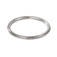 baifuming s999 pure silver bracelet personalized retro matte xiangyun womens sterling silver open bracelet