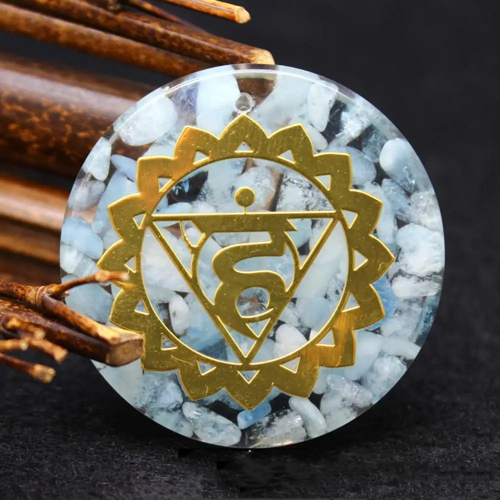 

Модный подвесной оргонит, Женский оргонит, подвеска для йоги, лечебные ювелирные изделия, хрустальное ожерелье, Fates Reiki