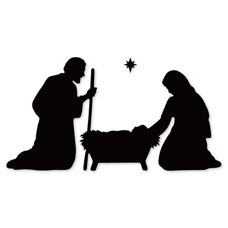 ForeWan Metal Cutting Dies Jesus nativity Frame die cut for Making DIY Paper Photo Cards Scrapbooking Embossing Stencils | Дом и сад