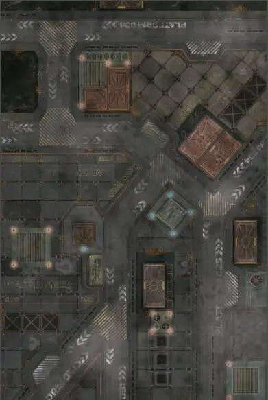 Игровой большой коврик для мыши Loading District For War 40K PP геймерский большого размера