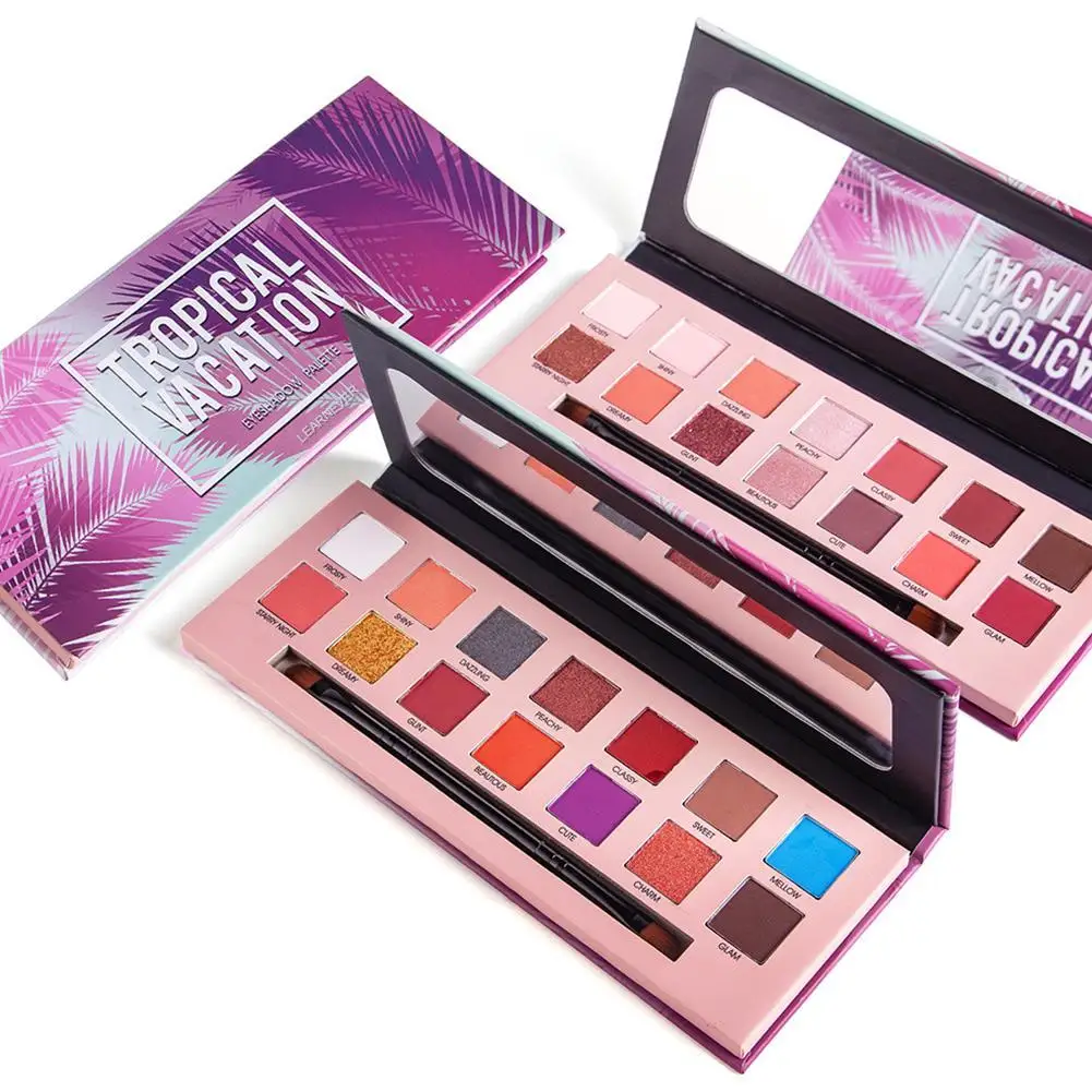 Натуральные обнаженные тени для век палитра красоты набор макияжа 14 цветов