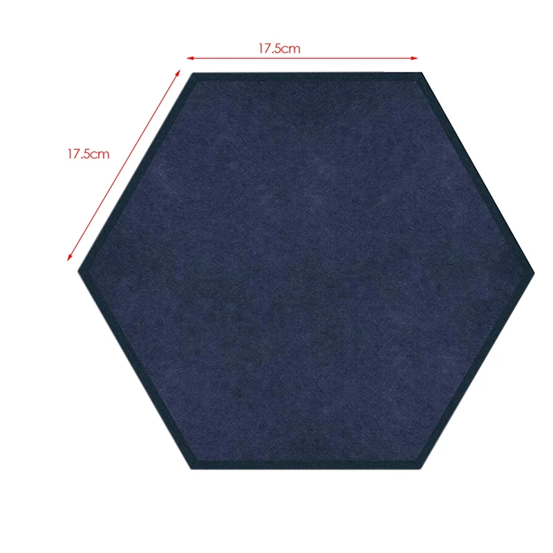

Hexagon Acoustic Panels Foam Panels 14X13X0.4inch Sound Proofing Padding for Wall Acoustic Treatment Studio Office