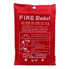 Новое горячая распродажа 1 м x 1 м одеяло для пожарной безопасности дома огнетушители аварийное одеяло для выживания противопожарное укрытие защитное покрытие