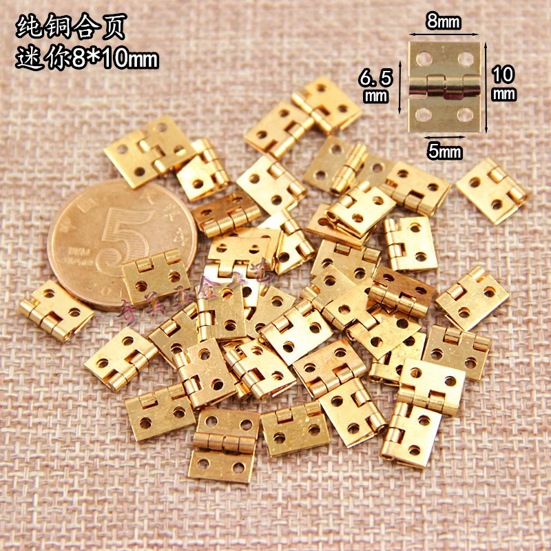 

Micro hinge 8*10 mm brass for model kit fittings - 20 Pcs