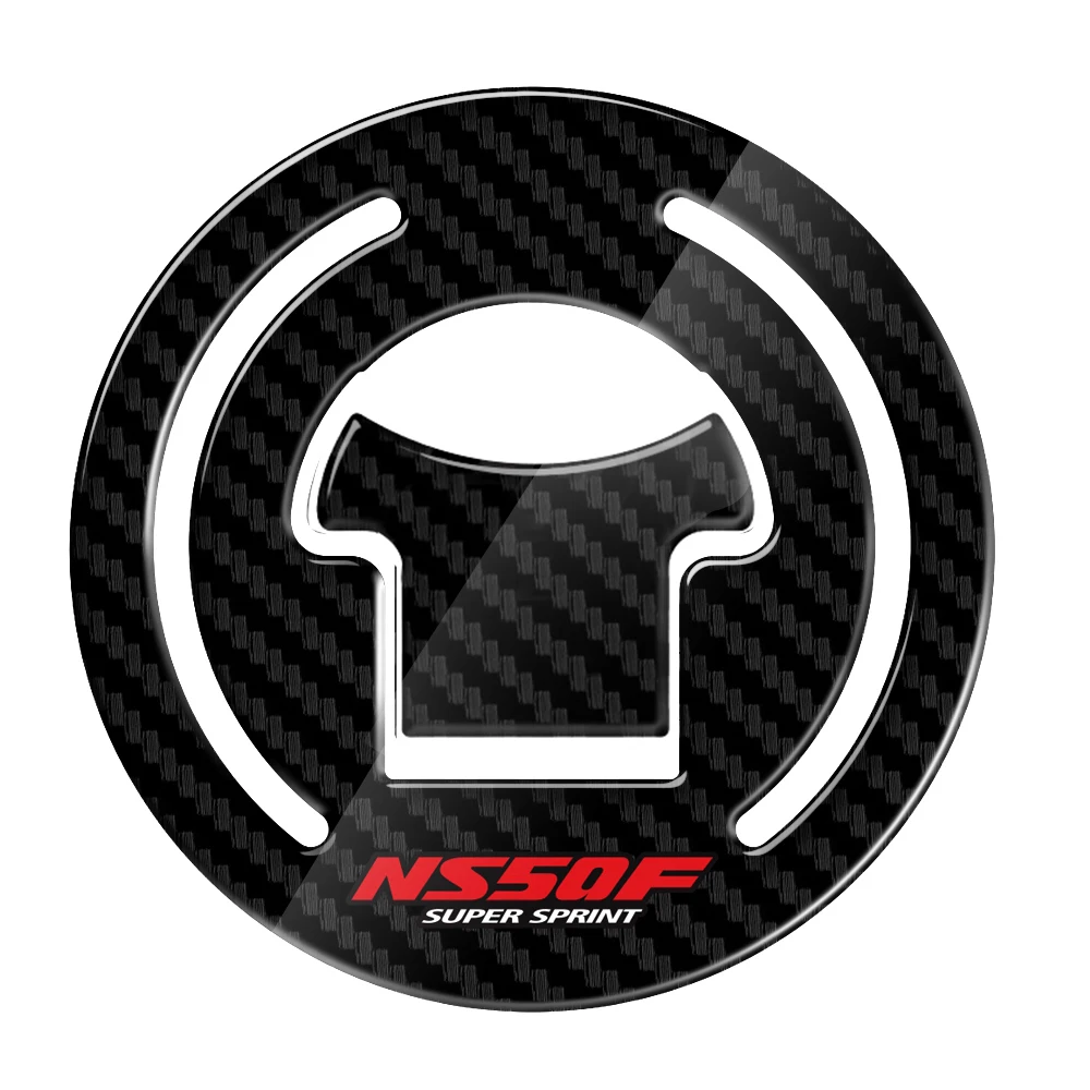 

3D Carbon-look Motorcycle Fuel Gas Cap Protector Decals Case for HONDA NS50F Super Sprint NS 50F 1990