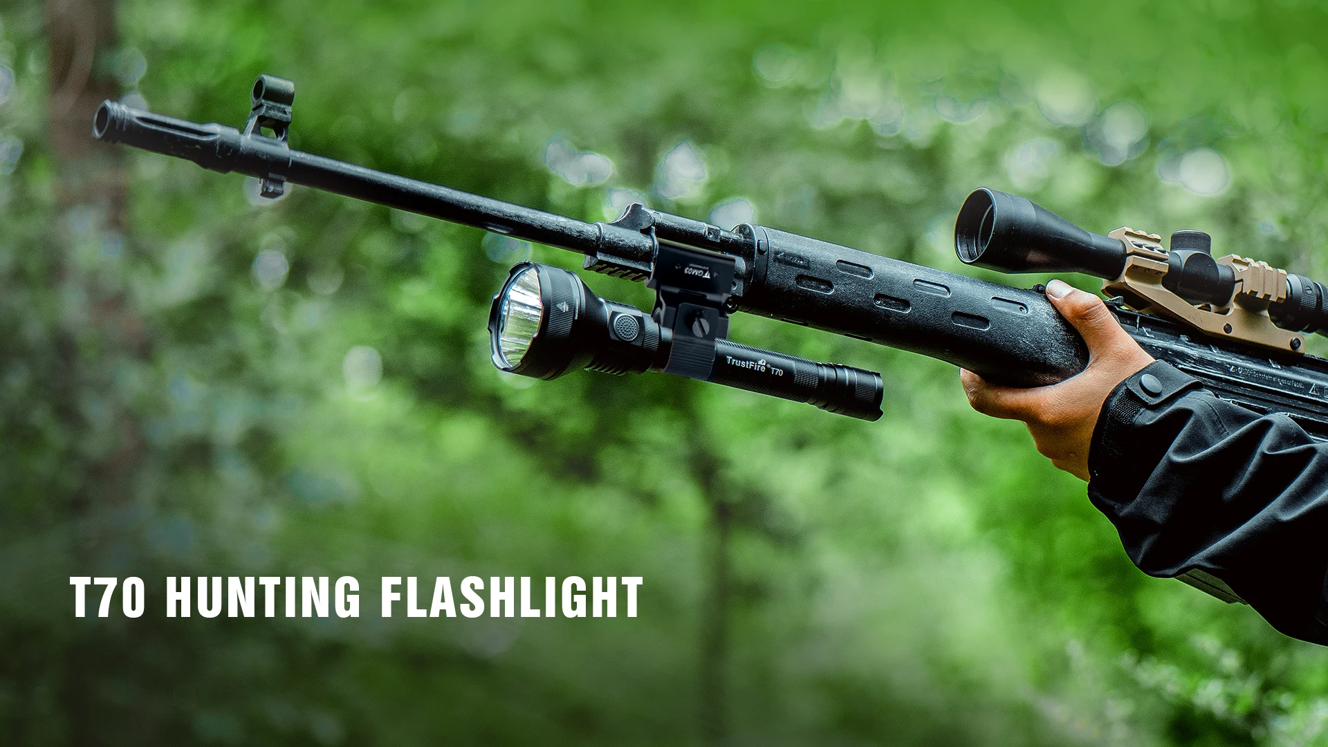 TrustFire T70 тактический фонарь Cree XHP35 2300LM 1000 м дистанционный перезаряжаемый светодиодный фонарь для винтовки и охоты PK M3X