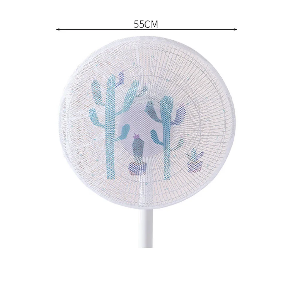 

Cartoon Electric Fan Dust Cover Safety Mesh Nets For Baby Kid Finger Protector Mesh Round Floor Fan Cover Finger Guard Dustproof