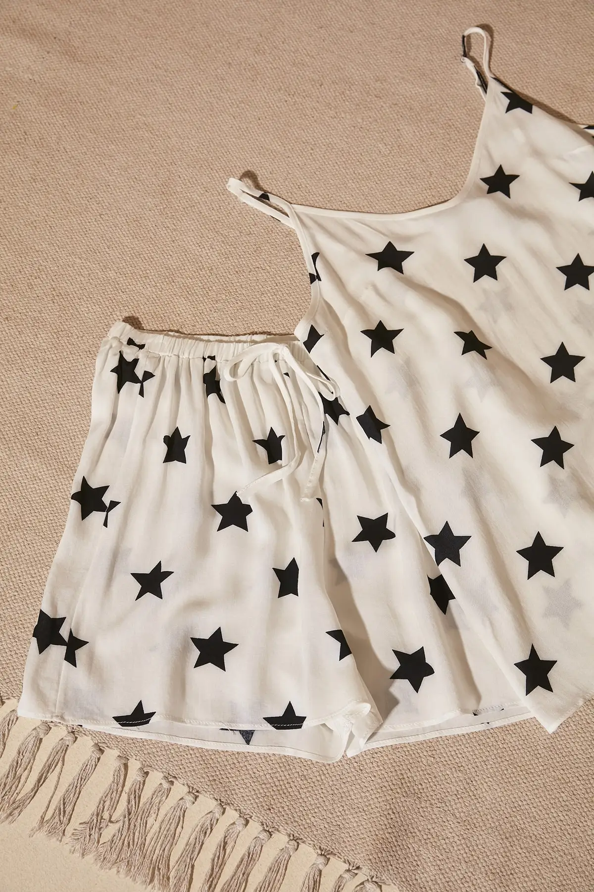 

Star viscose woven pajama set THMSS20PT0295