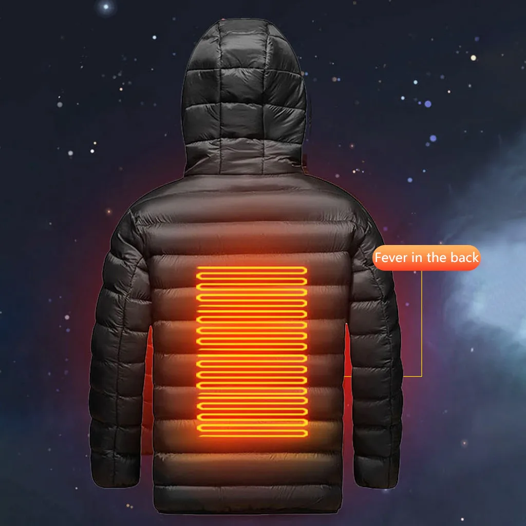 

Children Electric Heated Vest Winter Thermal Outdoor Warm Clothing Waistcoat Fish Hiking Charging USB Infrared Heating Jacket
