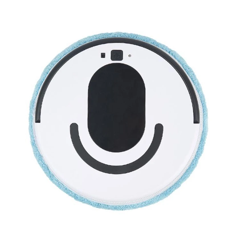 

USB Smart ing Robot Floor Wash Wiping Mopping Machine Wet Dry Cleaner Rotating Walking Smart er,white