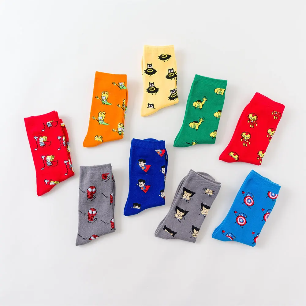 

Disney Iron Man sports climbing socks casual socks children over 12 years old cotton sweat-absorbent deodorant sports socks