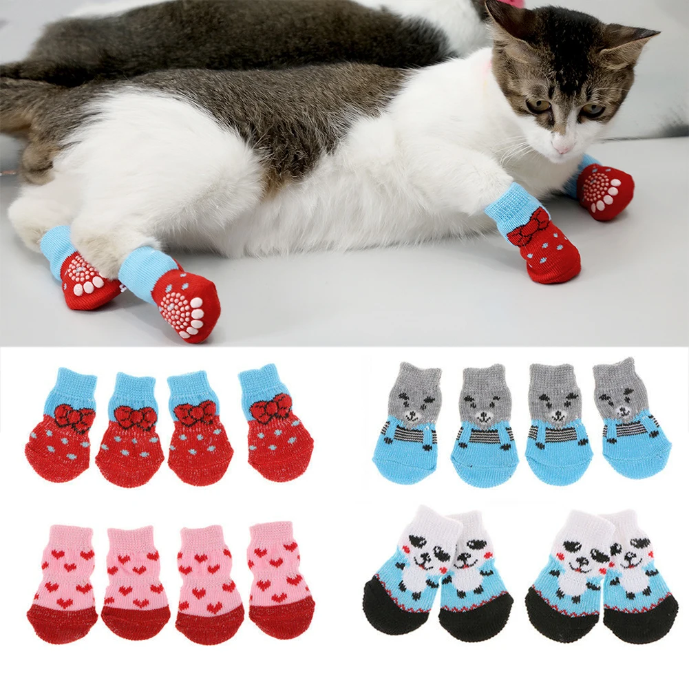 Дышащие удобные нескользящие вязаные носки в мультяшном стиле Обувь для