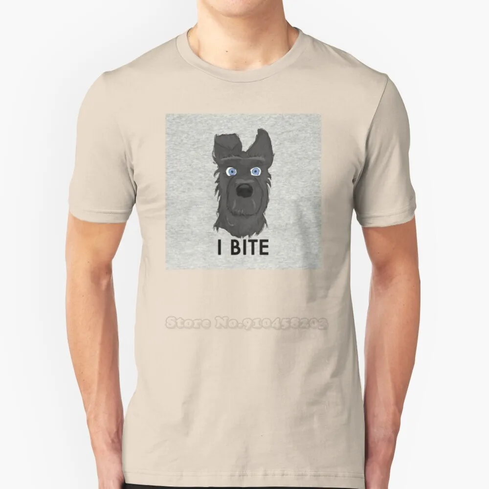I Bite Short-Sleeve T-Shirt Summer Men Streetswear T Shirt Big Isle Of Dog Syfl Top Selling Tranding Case Black Collage Meme