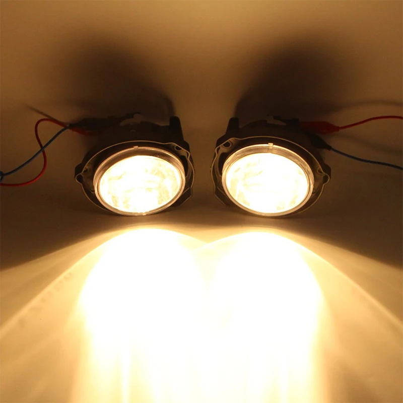 

M&C For Toyota Avanza 2012-2016 2PCS Car Front Bumper Fog Light With Switch Wires Harness Auto Driving Spot Fog Lamp Assembly