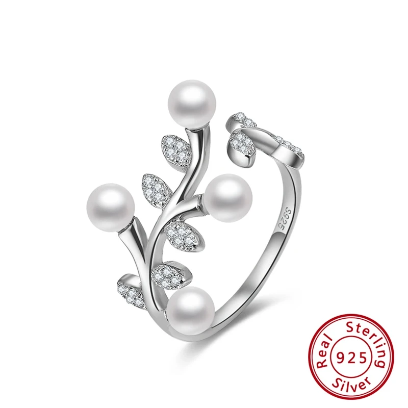 SR118 ORSA JEWELS женские кольца из натуральной 925 пробы, Серебряное двойное сферическое необычное регулируемое женское уникальное кольцо, ювелирное изделие SR120 - Цвет камня: SR118