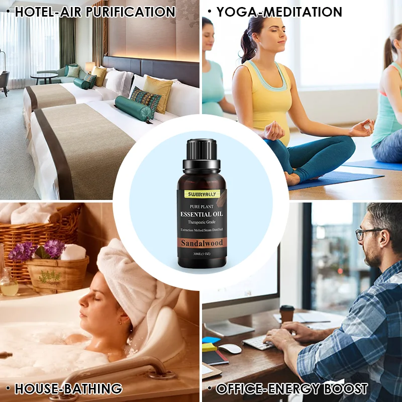 Эфирное масло для снятия стресса эфирное расслабления аромата увлажнитель 30 мл