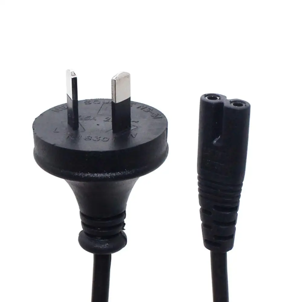 Австралийский 2-контактный штекер AS3112 к гнездовому адаптеру питания IEC C7