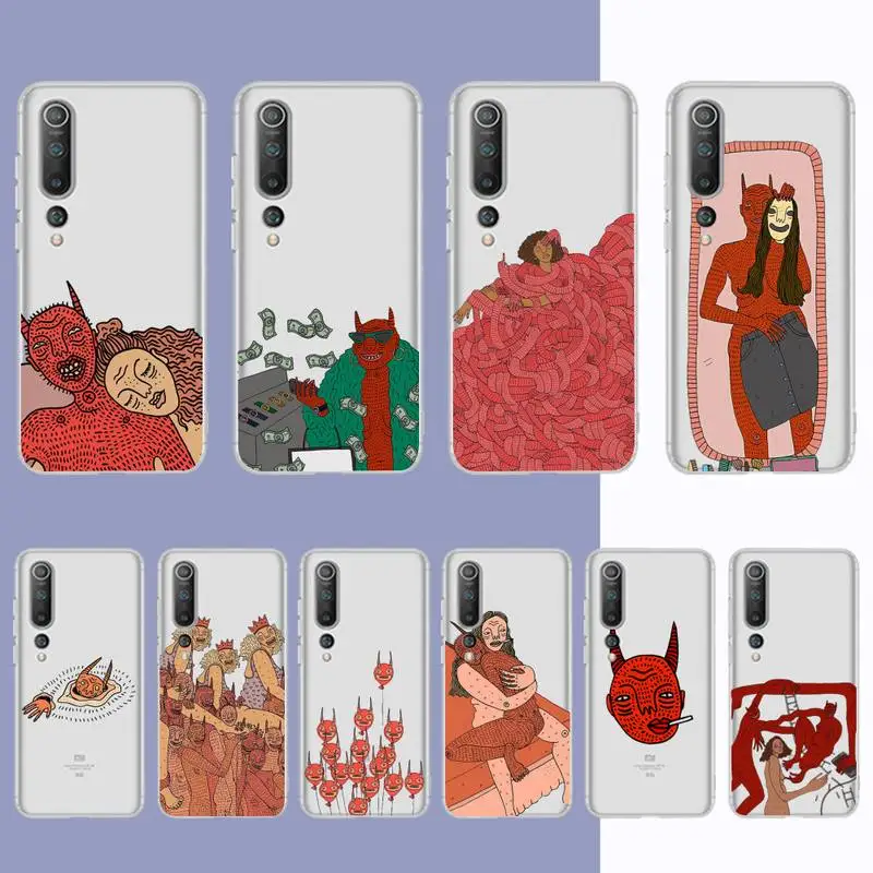 

Polly Nor Women Art Phone Case For Redmi Note 5 7 8 9 10 A K20 pro max lite for Xiaomi 10pro 10T