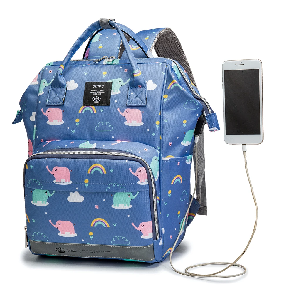 

Fashion Mummy Bags Large Capacity Maternity Nappy Bag Travel Backpack Nursing Bag for Baby Care Women's Casual Mommy Backpack