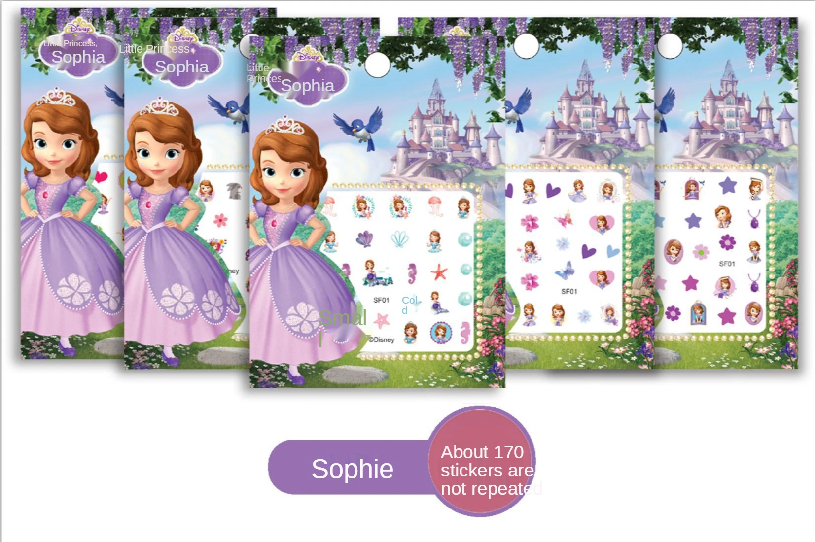 

Disney Frozen Elsa Anna Princess Makeup Toy Nail Stickers Snow White Princess Sophia Mickey Minnie Kids Cartoon 3D Stickers Toys