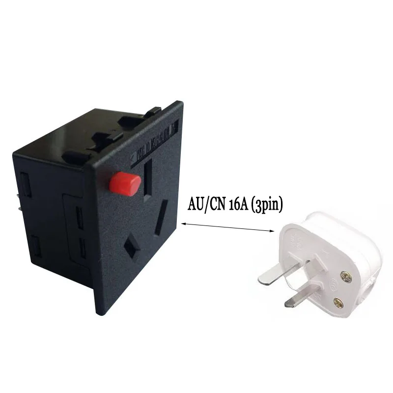 PDU UPS электрическая розетка IEC C19/C13 с анти-триппонной розеткой встроенная