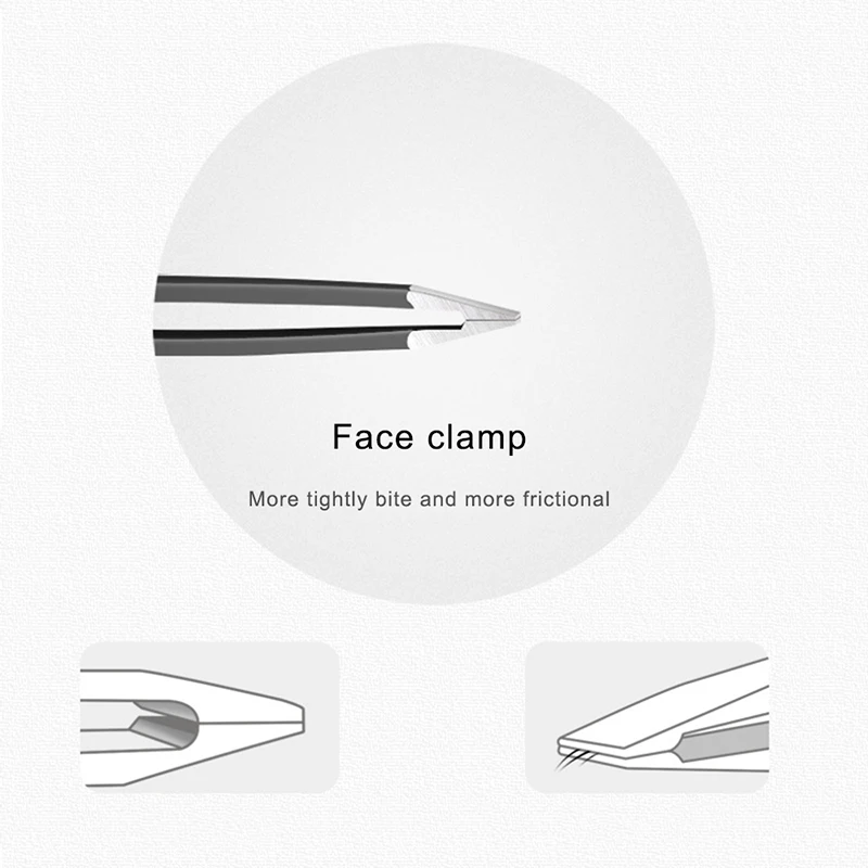 

3 PCS /set Eyebrow Tweezers Stainless Steel Point Tip/ Tip/Flat Tip Hair Removal Makeup Tools Accessory with Leather Pouch