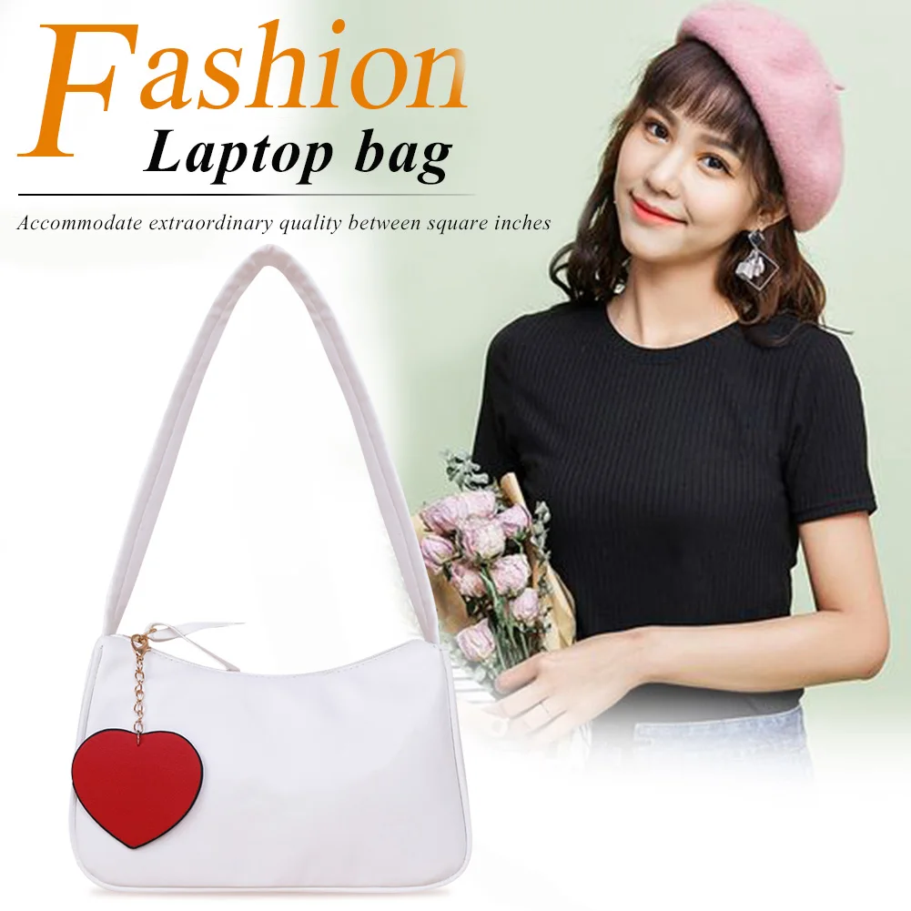 

Vintage Women PU Leather Shoulder Underarm Bag Ladies Zipper Mini Purse Handbag Solid Color Casual All-Match Women