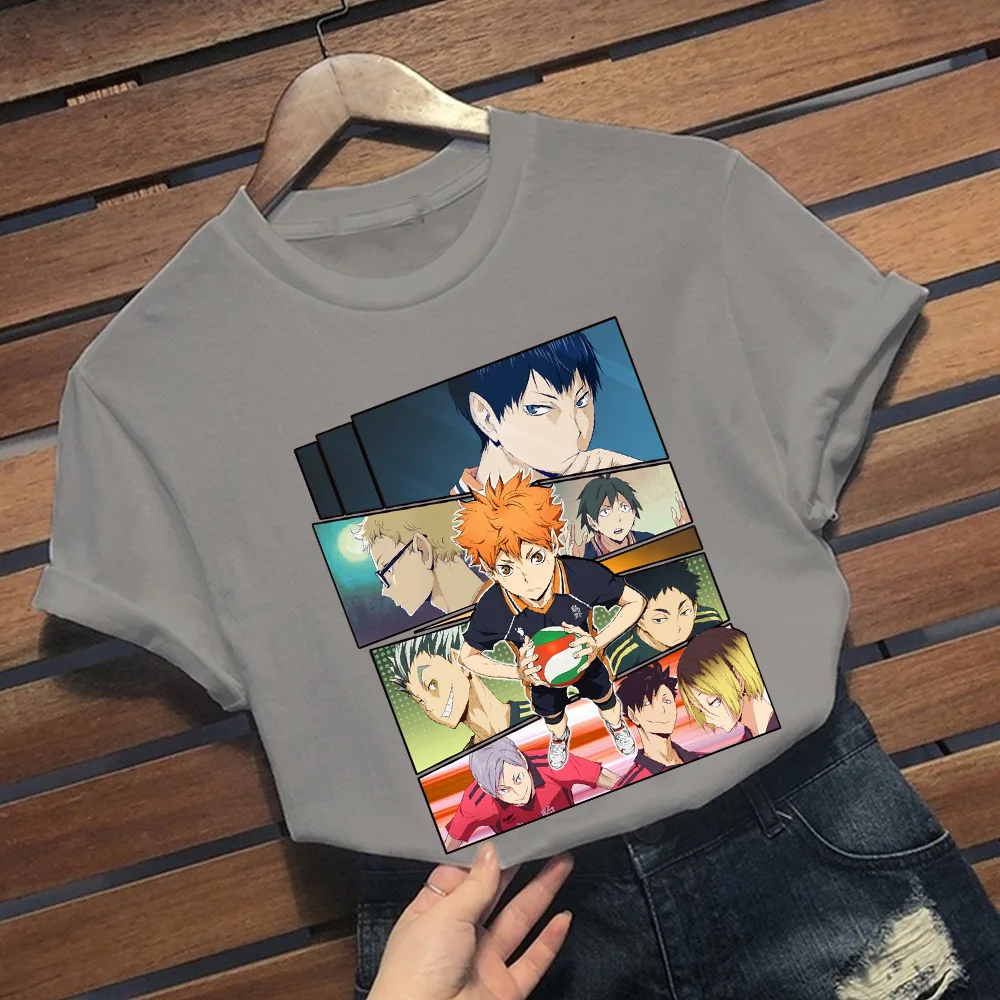 

Japanese Anime haikyuuT-Shirt Men Unisex Anime Manga Design Men Tee Shirt Homme Summer Tops Short Sleeve