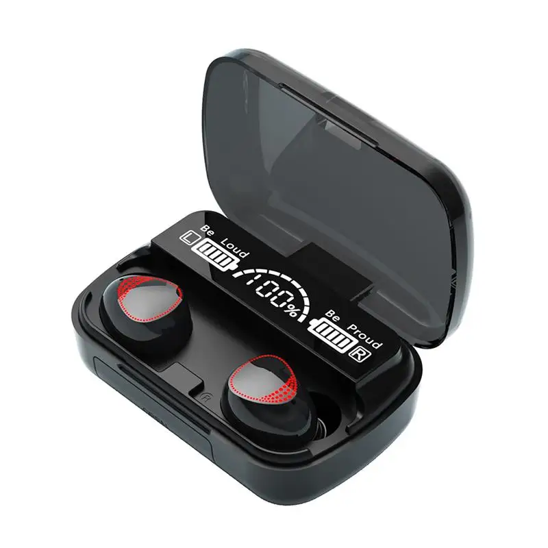 

TWS Wireless Earphones Set Bluetooth 5.1 Earphone HIFI Stereo Earbuds Waterproof Headsets with 2000mAh Charging Case