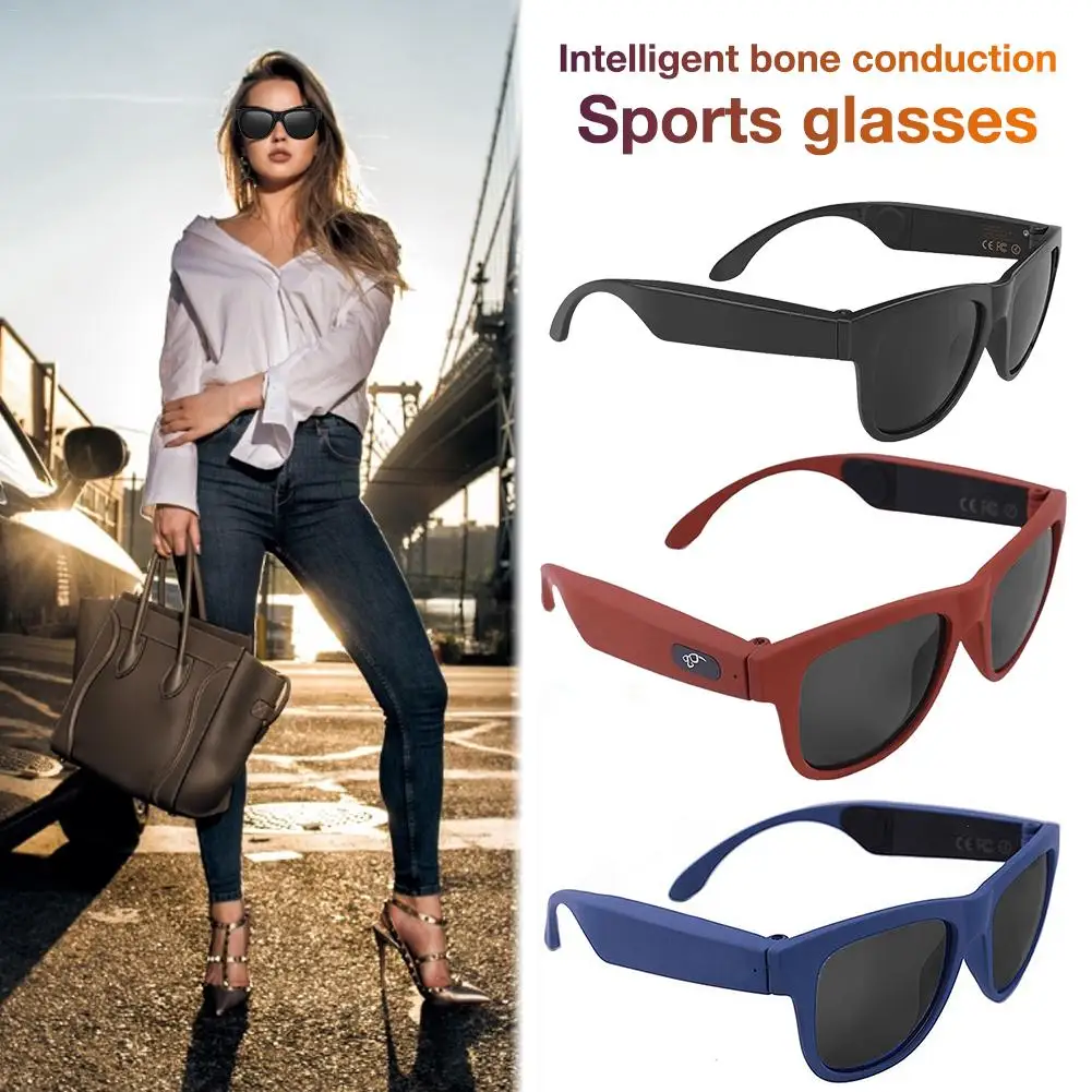 Новые Bluetooth наушники 4 2 солнцезащитные очки костной проводимости ГГц с сенсорным