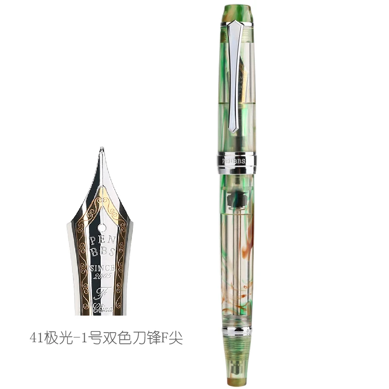 Новый Moonman PENBBS 456 вакуумная разливочная перьевая ручка смолы прозрачный корпус