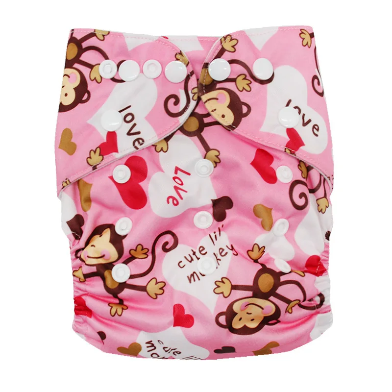 

Baby Washable Breathable Waterproof Comfortable Absorbent Cloth Diapers Pants with Double Breasted or Velcro Skin-friendly Nappy