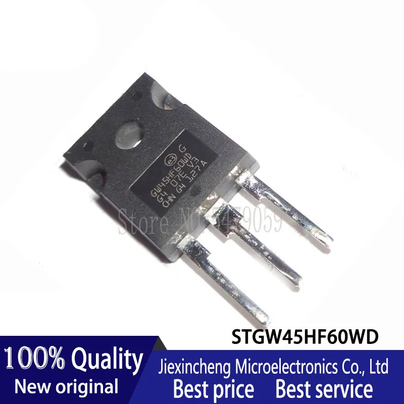 5 шт. STGW45HF60WD GW45HF60WD 45A 600V TO247 IGBT трубка с полевым эффектом новый оригинальный