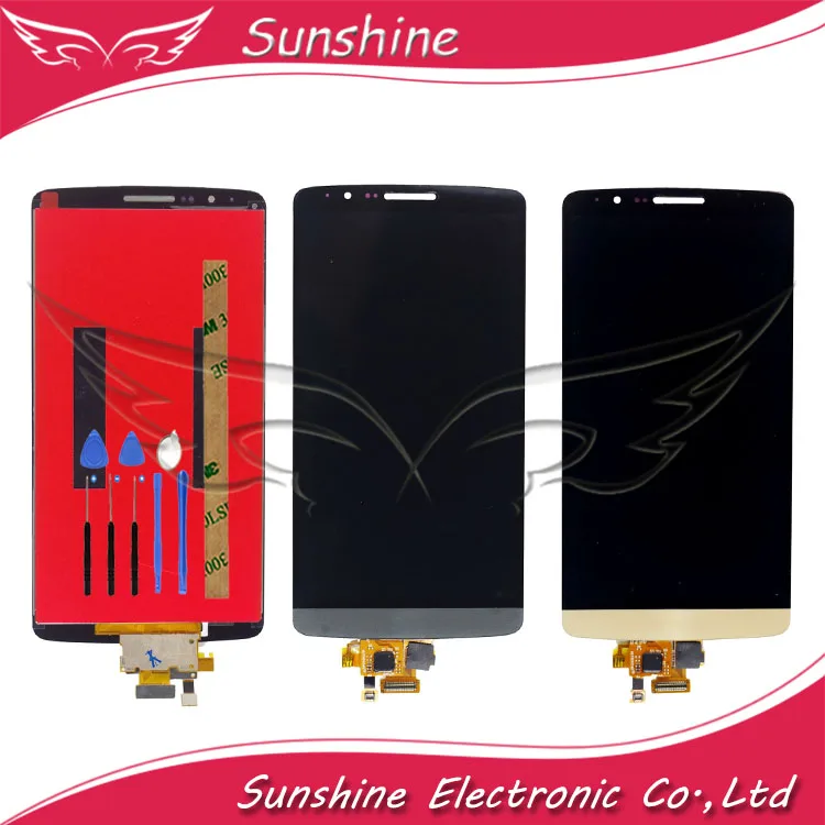 ЖК-дисплей хорошего качества для LG G3 LCD D850 D851 D855 с сенсорным экраном полная сборка