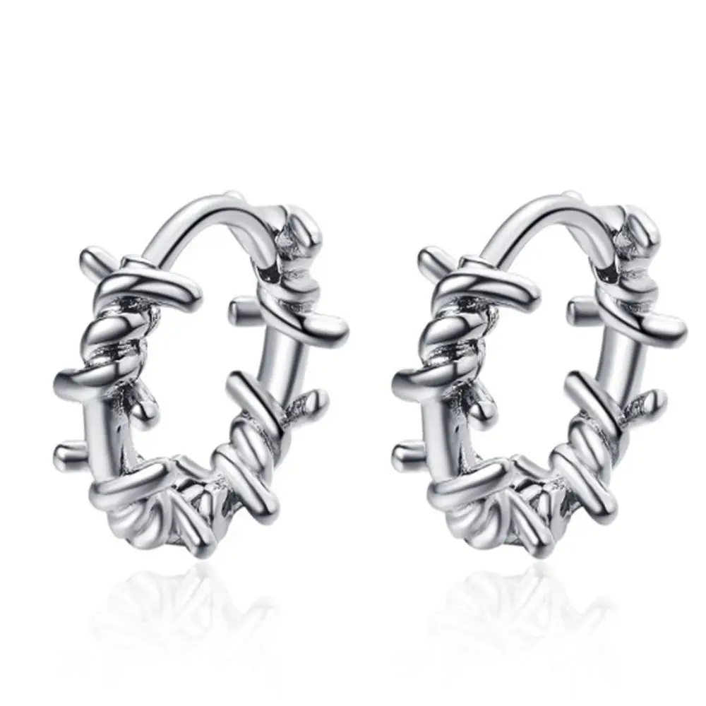 

Модные круглые серьги-кольца для женщин, Медный Узел, индивидуальный тренд, маленькая фотография