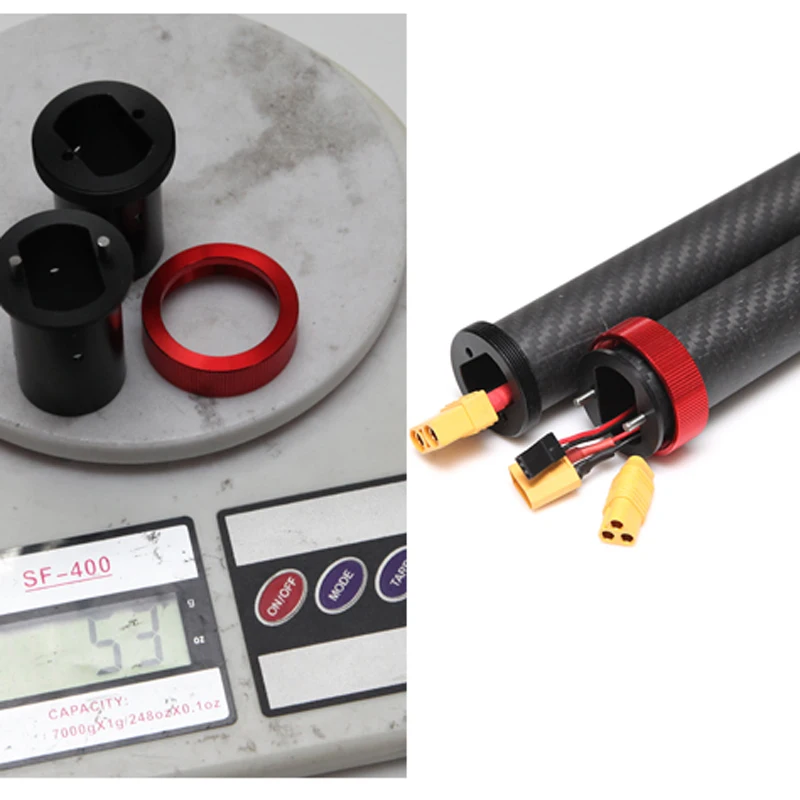 1Set D25mm D30mm Carbon Tube Quick Release Fitting/Folding Arm+Dedicated Plug Quick-release Assembly Pipe Clamp Clip fr R | Игрушки и