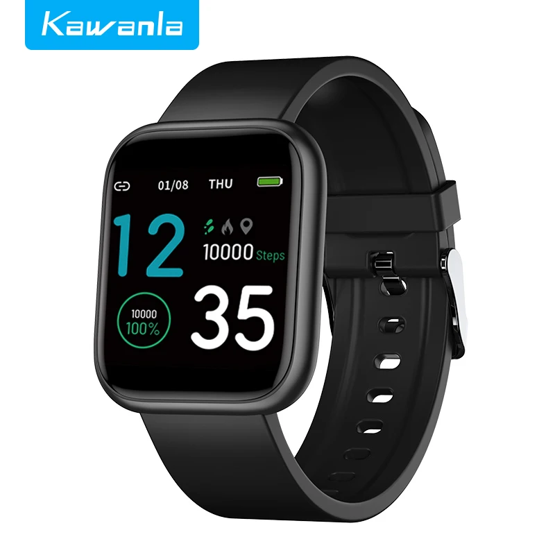 

Kawanla E01 SmartWatch Full Touch Screen Motion Tracking Heart Rate Detector Remote Shooting Waterproof Men Women Smart Watch