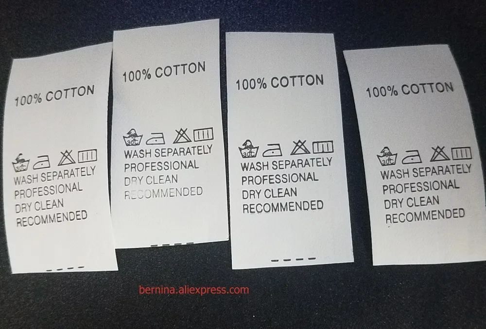 2019 Новинка 25 мм 1000/рулон этикетка для ухода за одеждой бирка одежды стирающаяся с