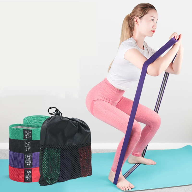 

Long Resistance Bands Elastic Bands For Pullup Assist Stretching Training Booty Hip workout Home Yoga Gym Fitness Equipment
