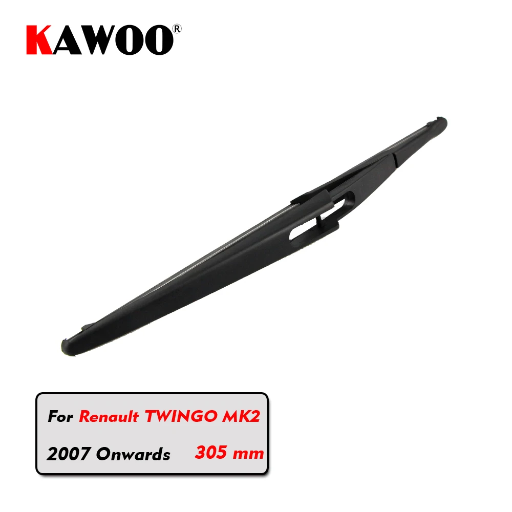 

KAWOO Car Rear Wiper Blade Blades Back Window Wipers Arm For Renault Twingo MK2 Hatchback (2007-) 305mm Auto Windscreen Blade
