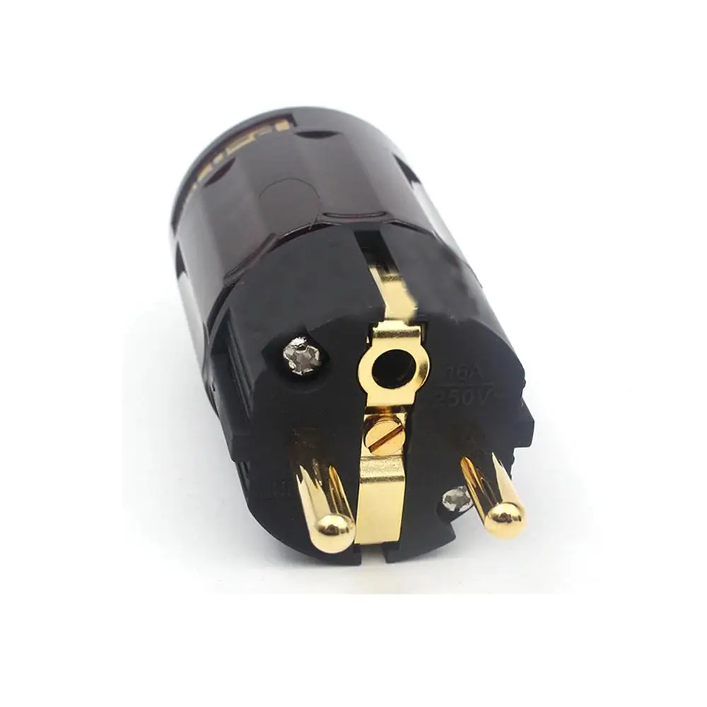 Oyaide штепсельная вилка европейского и стандарта с золотым покрытием 24 к IEC