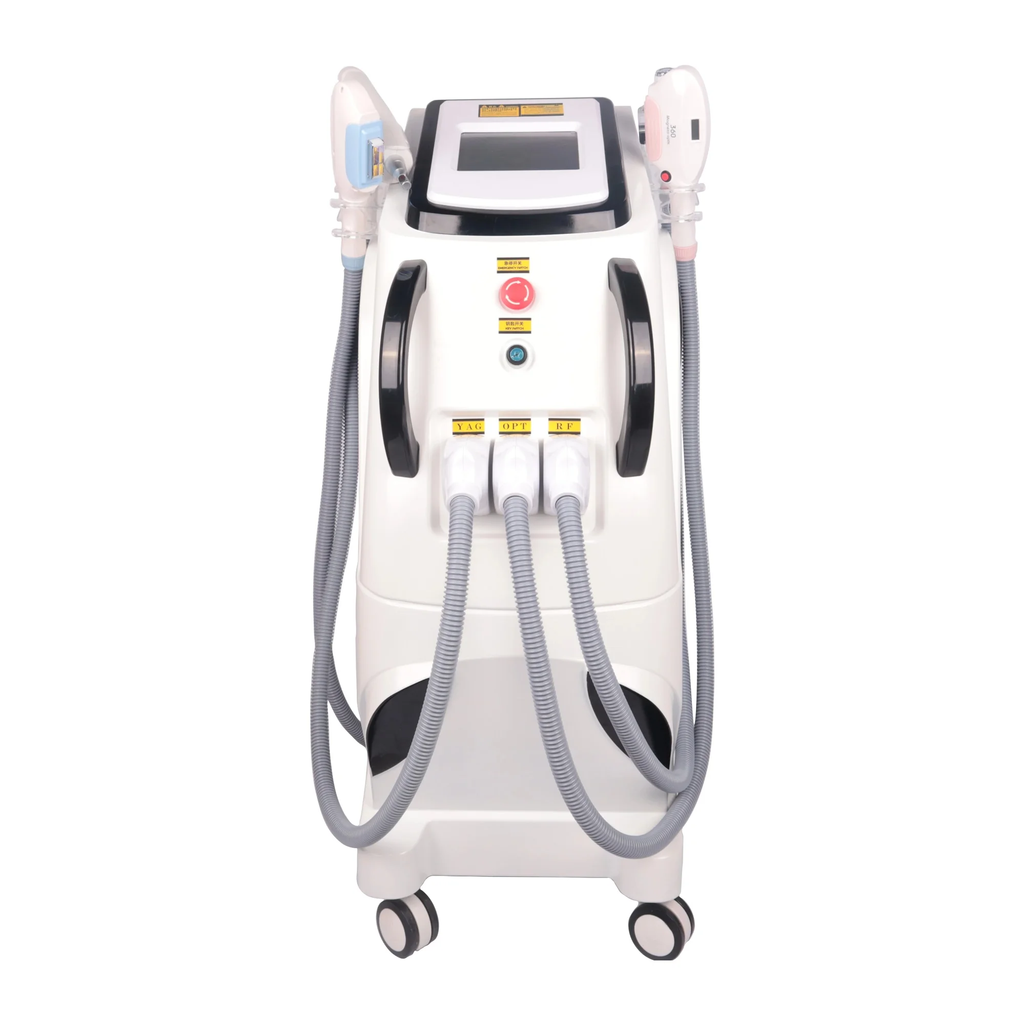 

Multifunction 4 in 1 IPL OPT SHR Picosecond Q Switched ND YAG Laser Hair Tattoo Removal Face Lifting Skin Rejuvenation Machine