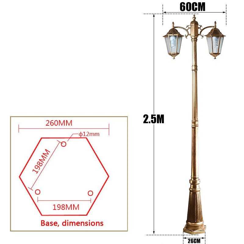 

Европейский уличный фонарь Ynhaw