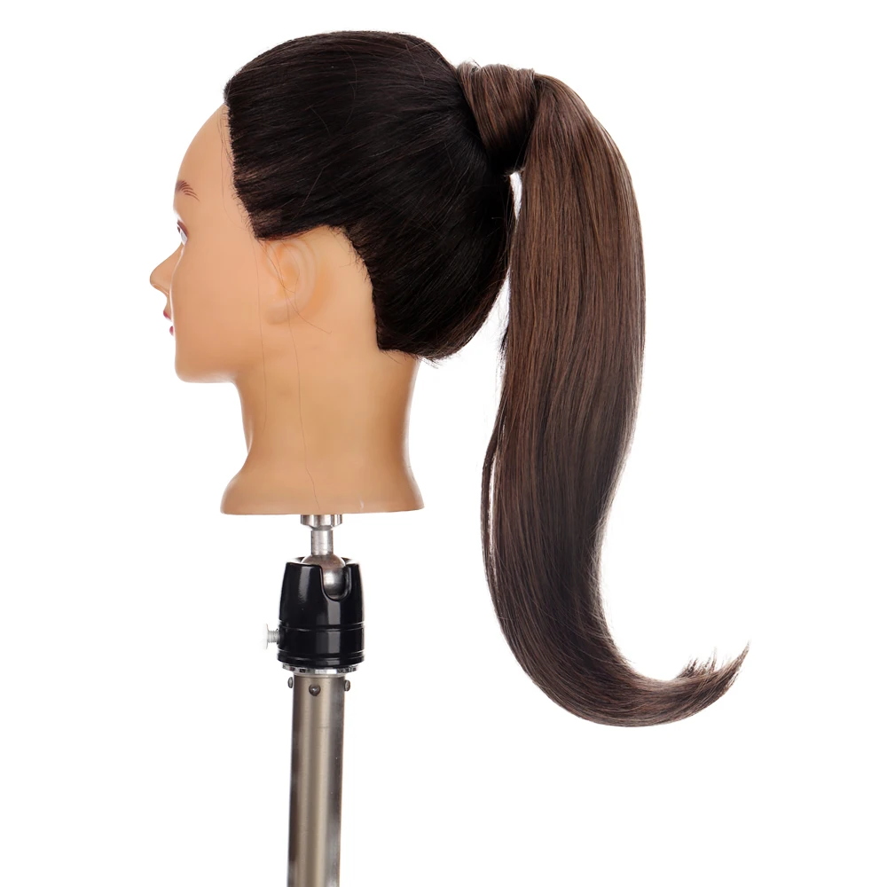 AOOSOO 18-дюймовый парик из синтетических волос с застежкой-липучкой для дам