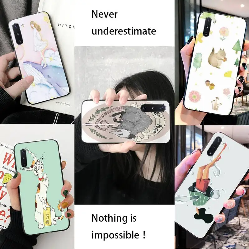 Смартфон мягкий чехол для мобильного телефона Samsung Note3/4/5/8/9/10/10Lite M10/20/30 A70