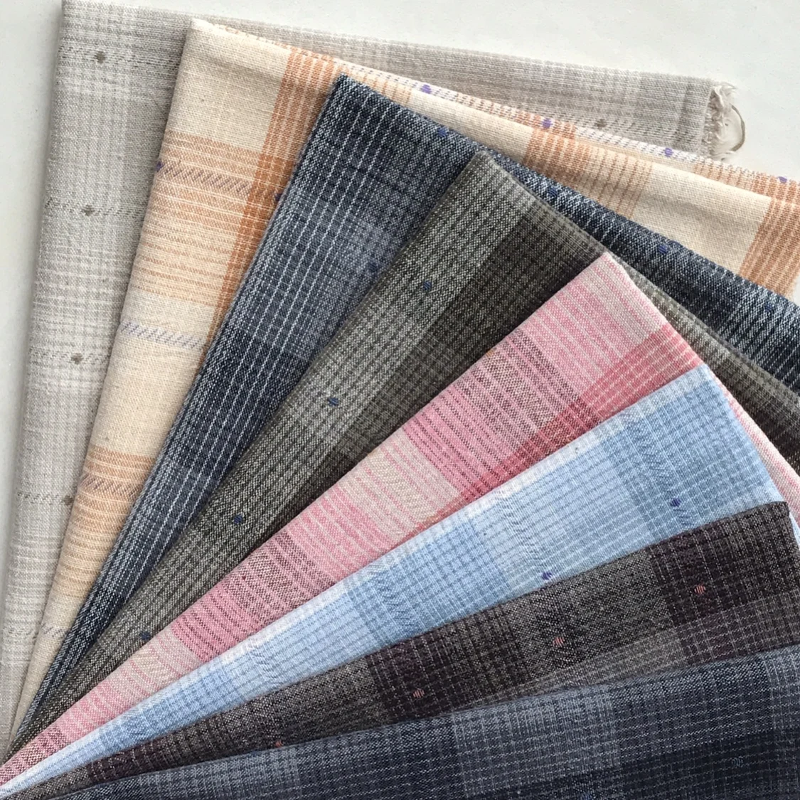 Маленькая ткань сделай сам японская групповая из окрашенной пряжи для шитья