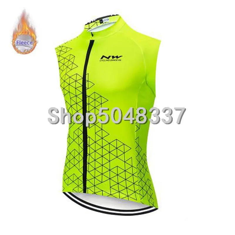 Зимние теплые флисовые NW езда на велосипеде без рукавов жилет велосипед