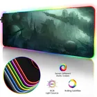 Коврик для мыши с HD-печатью, геймерские настольные Коврики высокого качества с RGB-подсветкой, устойчивые к пятнам и обычные резиновые коврики LXLXXL