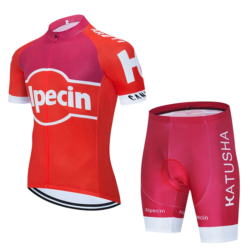 2019 Alpecin Pro Мужская футболка с коротким рукавом для велоспорта одежда комплект